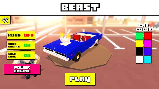 Blocky Car Racer screenshot 5