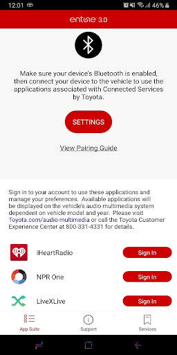 Entune™ 3.0 App Suite Connect screenshot 2