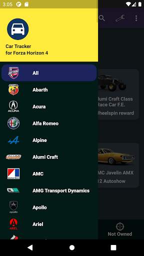 Car Tracker for Forza Horizon 4 screenshot 2