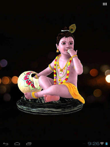 3D Little Krishna Live Wallpaper screenshot 15