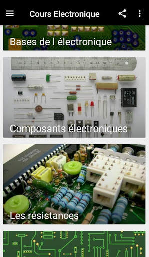 Cours Electronique 2 تصوير الشاشة