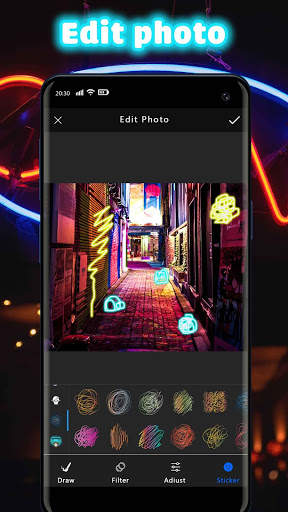 Neon Art: Brush Neon Colorful Light screenshot 6