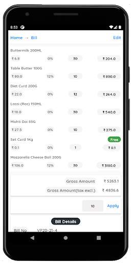 Billing App - GST invoice maker/salesman Ordering screenshot 5