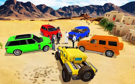 Offroad Desert Prado Game 4x4 Jeep Rally simulator screenshot 6