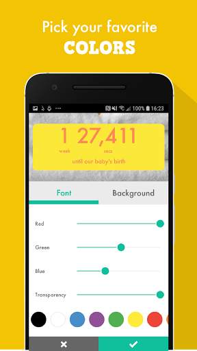 Baby Countdown Widget screenshot 5