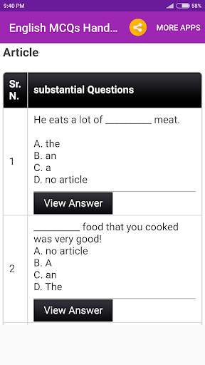 English Handbook скриншот 3