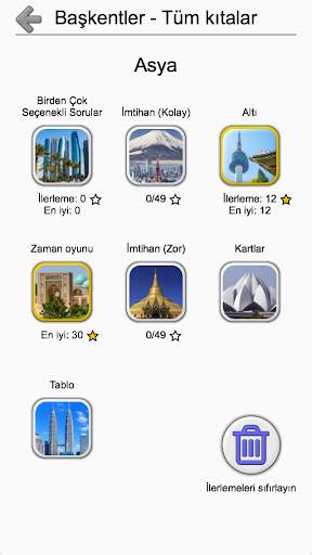 Tüm kıtaların başkentleri: Dünyanın coğrafik testi screenshot 3