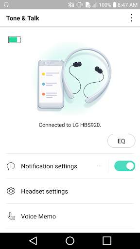 LG Tone & Talk screenshot 1