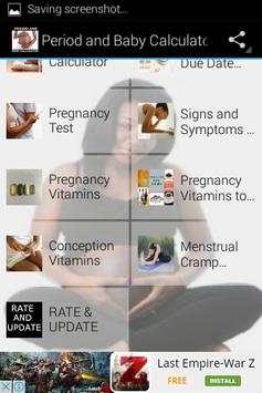 Period and Baby Calculator screenshot 6