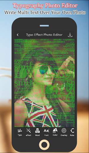 Typography Photo Effect Editor screenshot 1