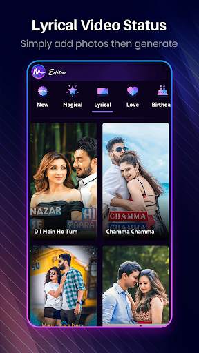M Editor : Magic Effect & Lyrical Video Maker screenshot 3