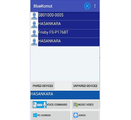 Bluetooth Command screenshot 1
