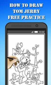 How To Draw Tom Jerry Free Practice screenshot 6