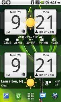 Sense Analog Clock Widget 24 screenshot 1