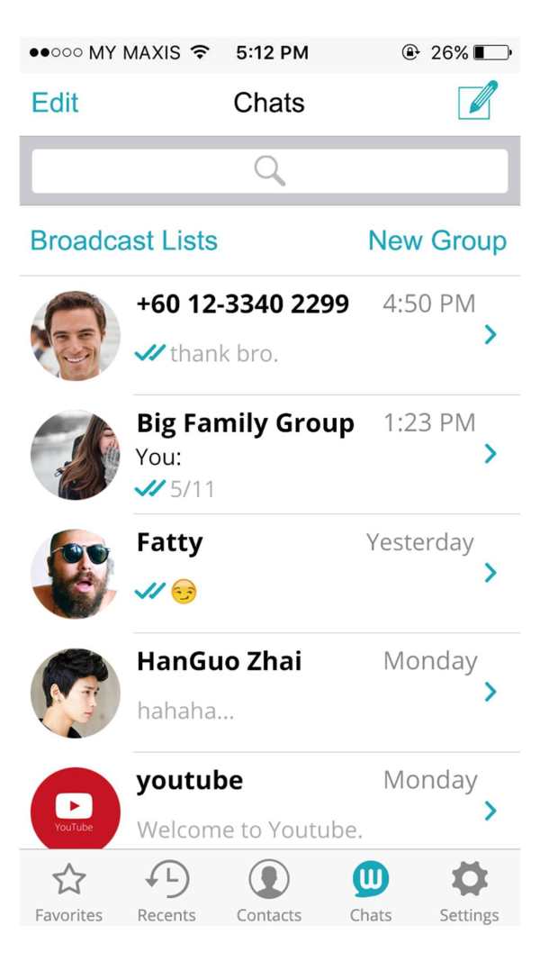 Watsup screenshot 1