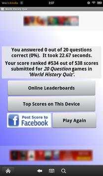 World History Quiz screenshot 3