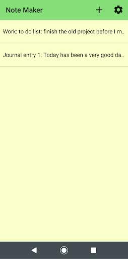 Note Maker screenshot 1