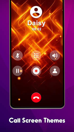 Call Screen: Color Call Themes 3 تصوير الشاشة