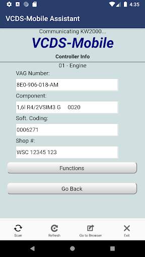 VCDS-Mobile Assistant screenshot 1