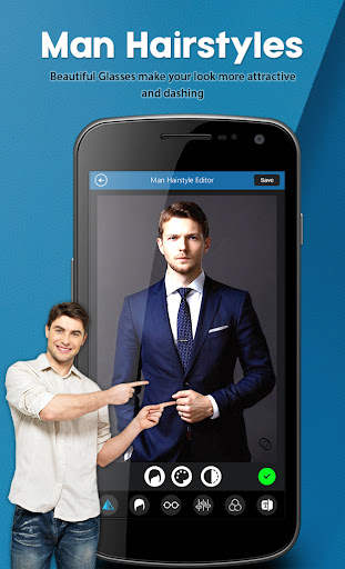 Men Hairstyle Photo Editor screenshot 4