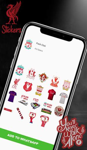 ⚽Liverpool Stickers for WhatsApp (WAStickerApps) ⚽ screenshot 6