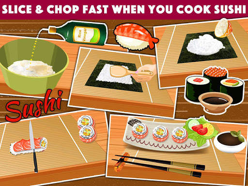 Japanese Food Maker Food Games screenshot 2