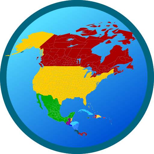 Map of North America Free 1.12.1