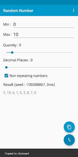Random Number screenshot 2
