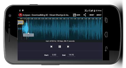 MP3 Cutter and Ringstone Maker screenshot 5