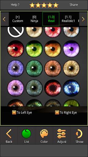 FoxEyes - Change Eye Color screenshot 7
