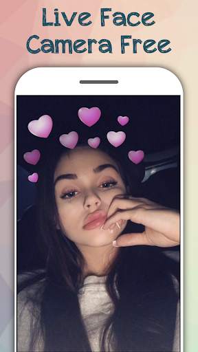 Live Face Camera Free cute & funny motion sticker screenshot 2