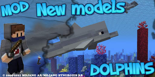 Dolphins Plus Mod Sharks for PE screenshot 2