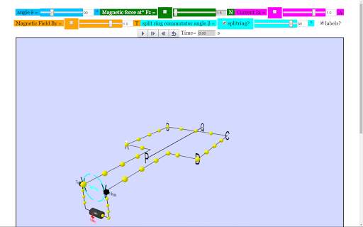 DC Motor 3D Simulator Lab screenshot 8