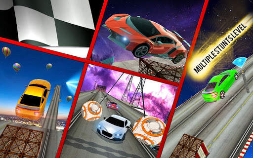 Space Car Stunt Drive 2018: Real Speed Bump Racing screenshot 4