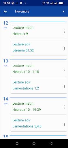 Plans de lecture de la Bible screenshot 6