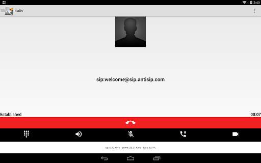 Voip By Antisip ( Video) screenshot 2