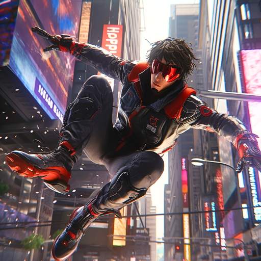 Superhero spider city fighter 870