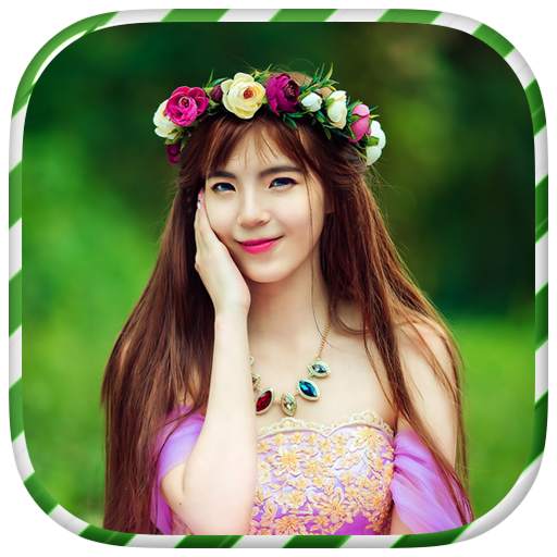 Wedding Flower Crown Hairstyle 1.4