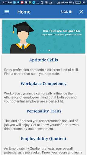 My Employability Test (MET) screenshot 1