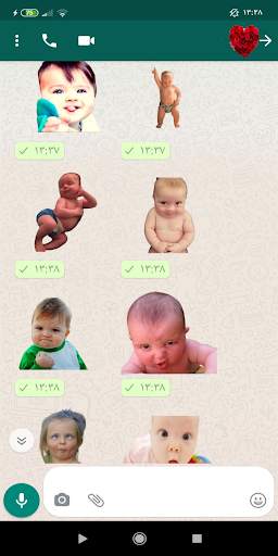 NEW Babies Stickers for WhatsApp 👶 WASTICKERAPPS screenshot 6