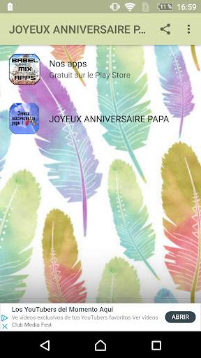 JOYEUX ANNIVERSAIRE PAPA screenshot 1
