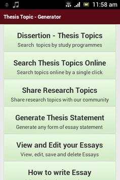 Writing Thesis screenshot 1