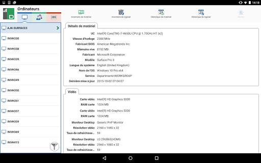 Console de NetSupport DNA screenshot 11
