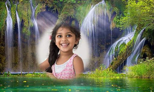 Waterfall Photo Frames 1 تصوير الشاشة