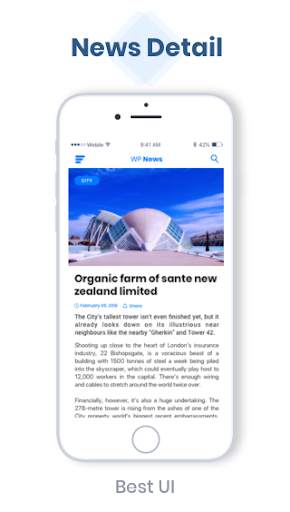 WP News - WordPress to Android screenshot 5