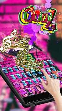 Cool Skate Graffiti Keyboard Theme screenshot 2