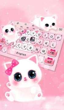 Girlish Pink Cute Kitty screenshot 3