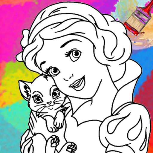 Princess Coloring Game icon