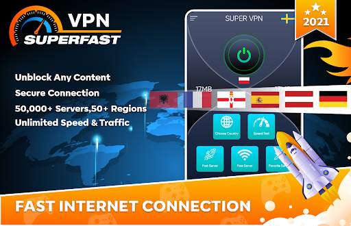 Hotspot VPN Super Proxy Master – Free VPN Server screenshot 1