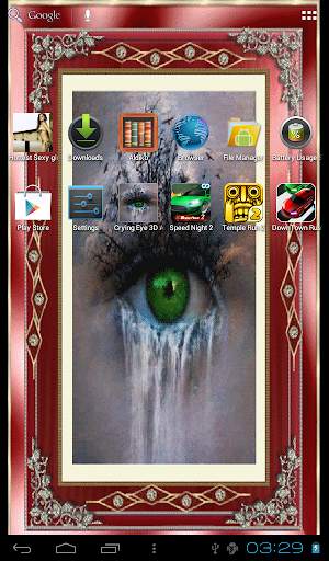 Crying Eye 3D Live Wallpaper screenshot 7